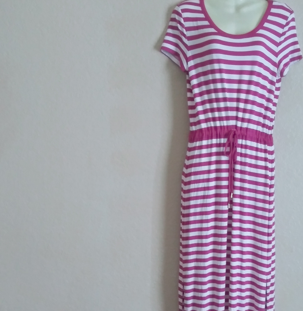 Michael Kors striped maxi dress